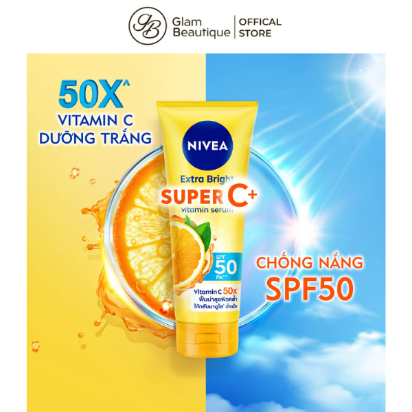 Tinh Chất Dưỡng Thể Nivea 180ML Glam Beautique