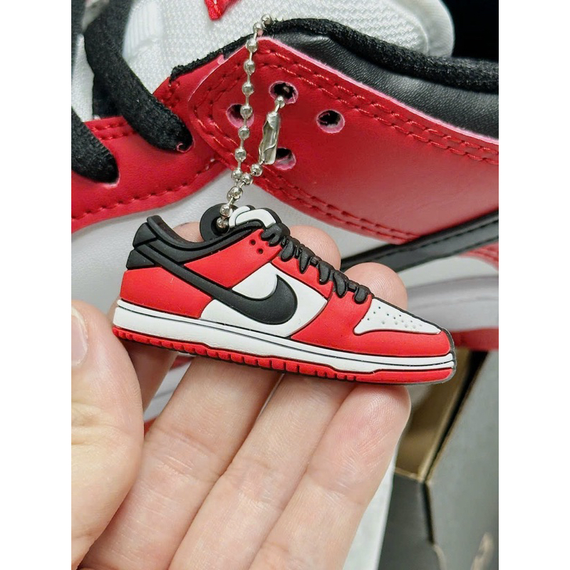 Giày SB Dunk Low Chicago đỏ, Giày SB Dunk Low J-Pack Chicago, Sb dunk trắng đỏ đen nam ảnh thật