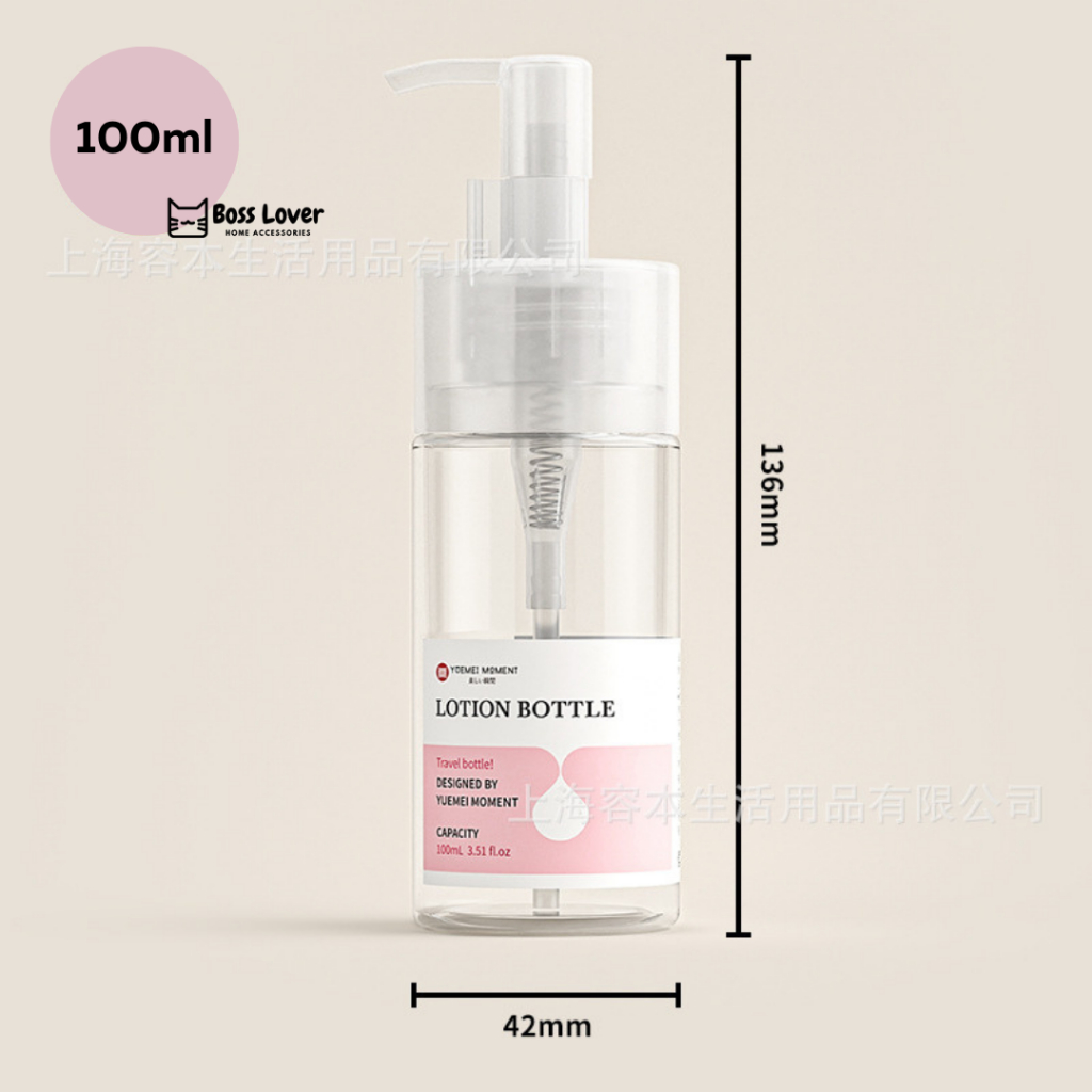 Chai chiết du lịch có khóa vòi chống tràn