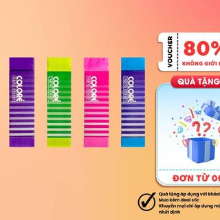 Gôm tẩy nano 5 màu colore classmate giúp làm sạch các vết chì đen,tiện dụng, an toàn cho bé cl-er803