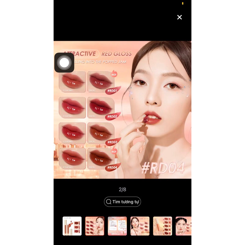 Pass son bóng focallure nhiều màu còn99% kèm vỏ