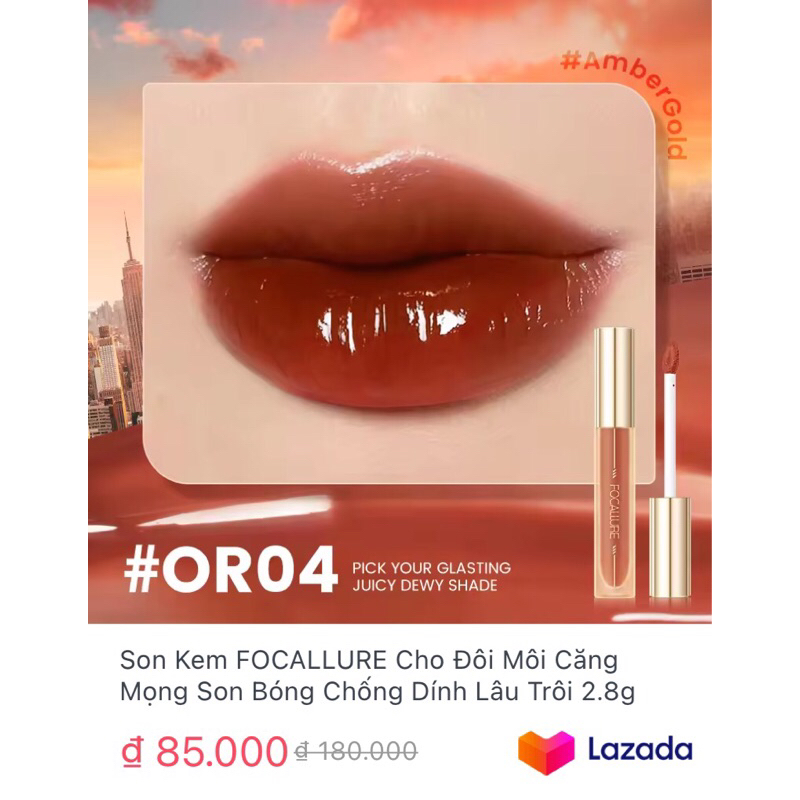 Pass son bóng focallure nhiều màu còn99% kèm vỏ