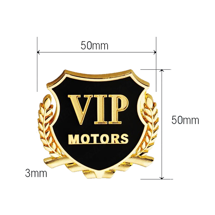 Logo dán xe hơi MOTORS