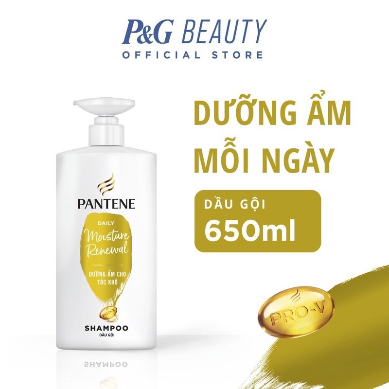 Pantene Dầu Gội Hair Fall/ Silky Smooth/ Anti Dandruff/ Damage Care/ Moisture Renewal 650g