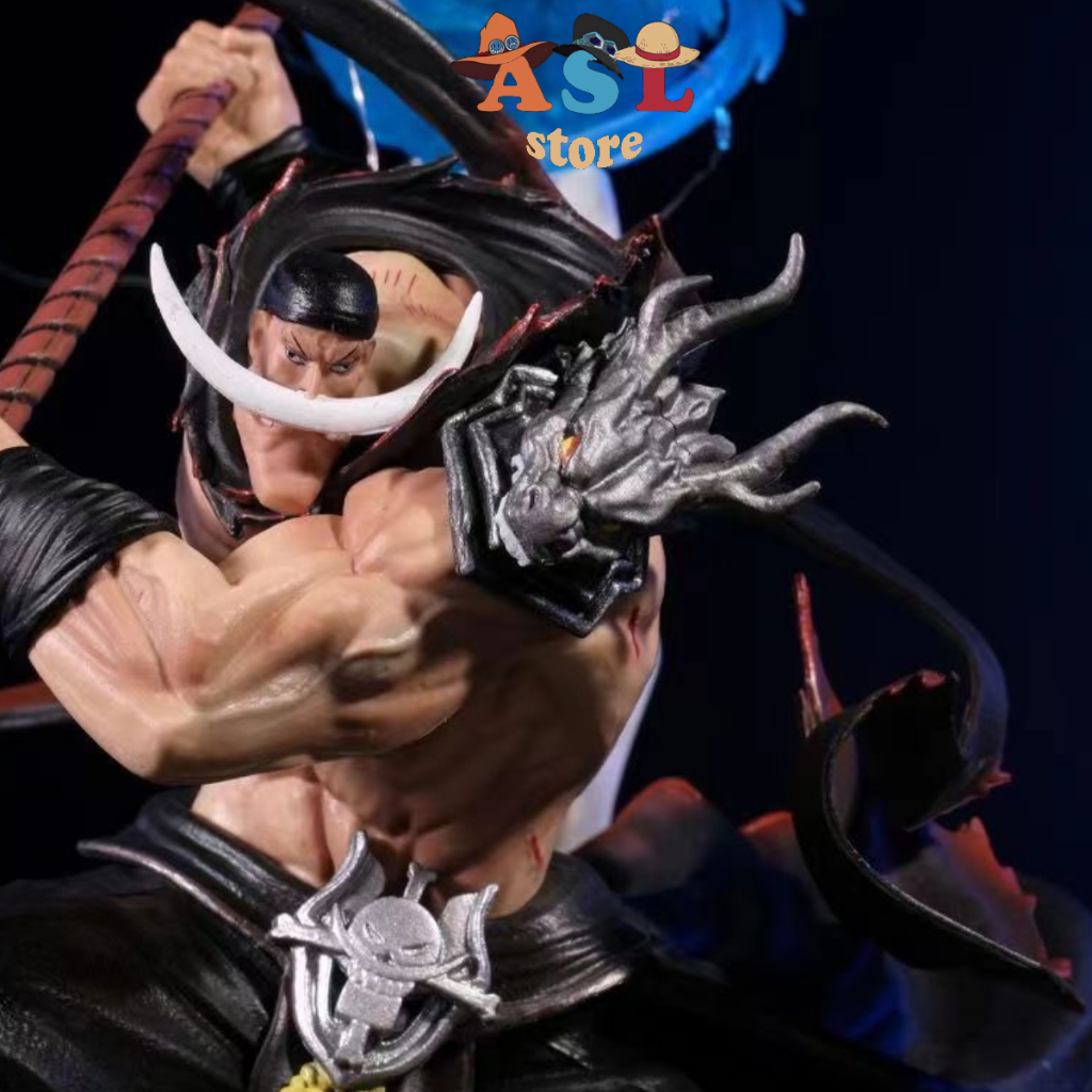 Mô Hình One Piece Râu Trắng tứ hoàng One Piece Edward Newgate cao 28 cm có đèn Led -  Vũ Mô hình Figure One Piece