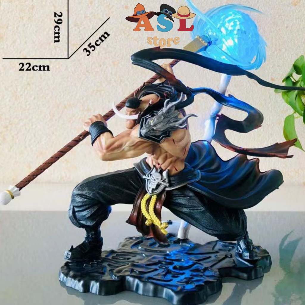 Mô Hình One Piece Râu Trắng tứ hoàng One Piece Edward Newgate cao 28 cm có đèn Led -  Vũ Mô hình Figure One Piece