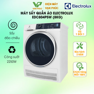 Máy sấy quần áo ngưng tụ Electrolux EDC804P5W (8kg) - Chính hãng bảo hành 24 tháng