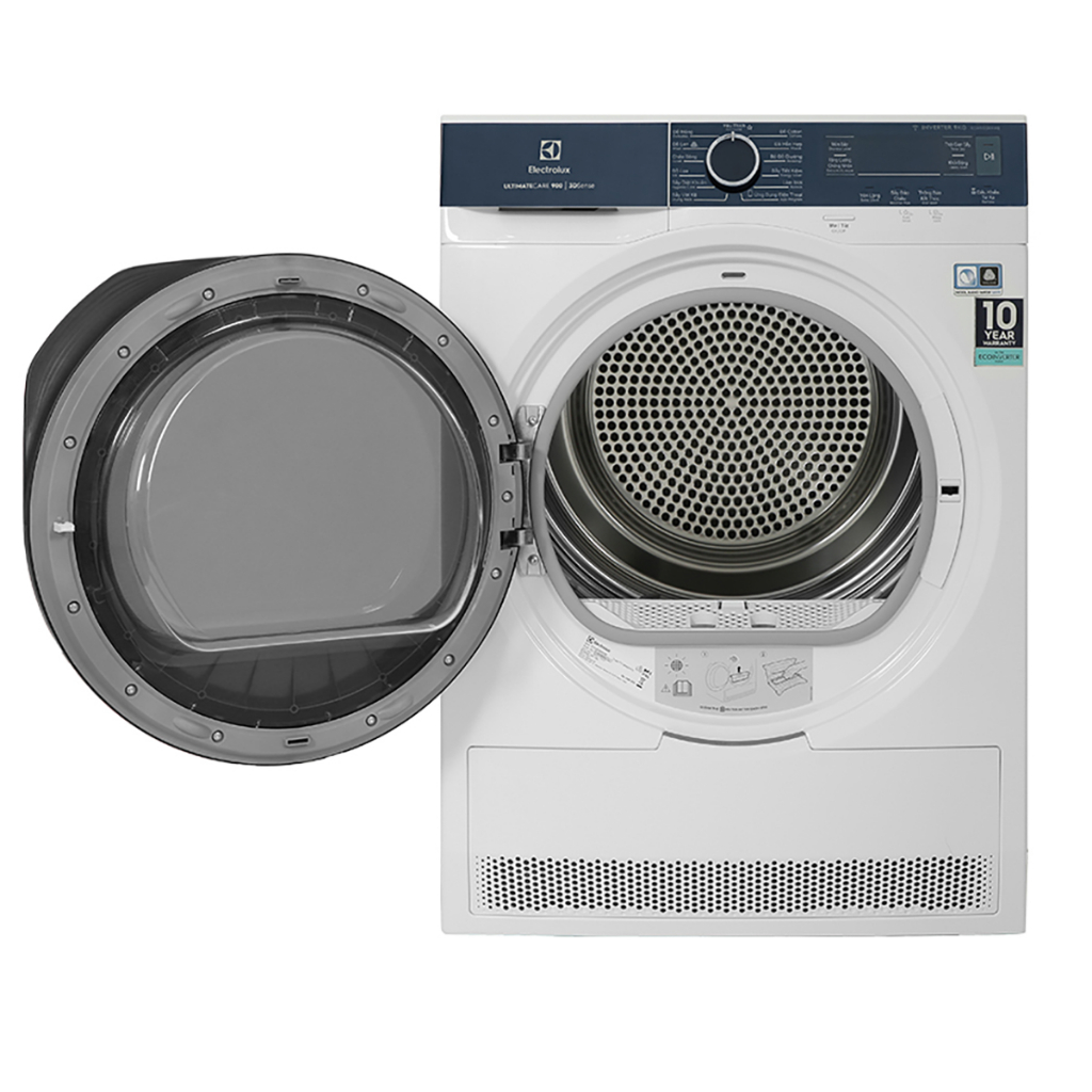 Máy sấy quần áo bơm nhiệt Electrolux EDH903R9WB  - Chính hãng bảo hành 24 tháng