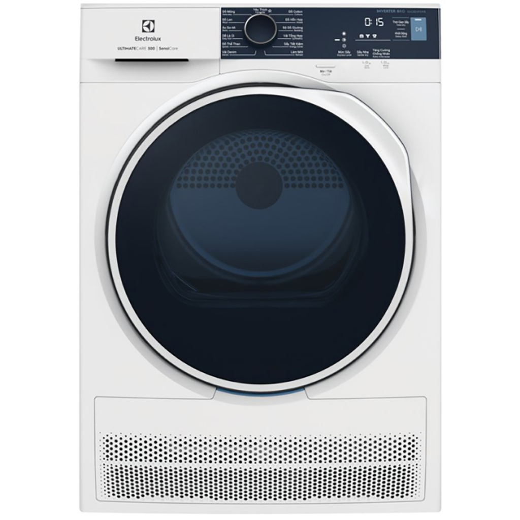 Máy sấy quần áo bơm nhiệt Electrolux EDH804H5WB  - Chính hãng bảo hành 24 tháng