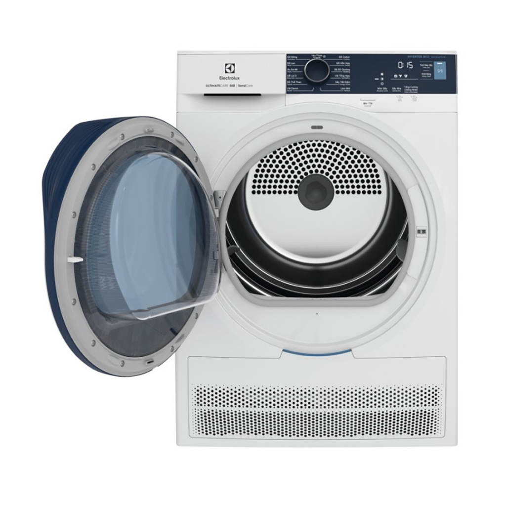 Máy sấy quần áo bơm nhiệt Electrolux EDH804H5WB  - Chính hãng bảo hành 24 tháng