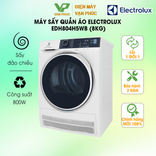 Máy sấy quần áo bơm nhiệt Electrolux EDH804H5WB - Chính hãng bảo hành 24 tháng