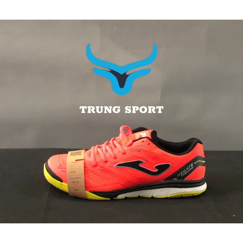 (CHÍNH HÃNG) GIÀY NAM BÓNG ĐÁ CHÍNH HÃNG SÂN FUTSAL, SÂN CỎ NHÂN TẠO, SÂN 5 JOMA REGATE REBOUND IC ĐỎ VÀNG [TRUNGSPORT]