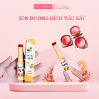 Dưỡng Môi Sáp Ong (🎁+ FREESHIP💖) Son Dưỡng Gấc - Dưỡng Tinh Dầu Quả Gấc.