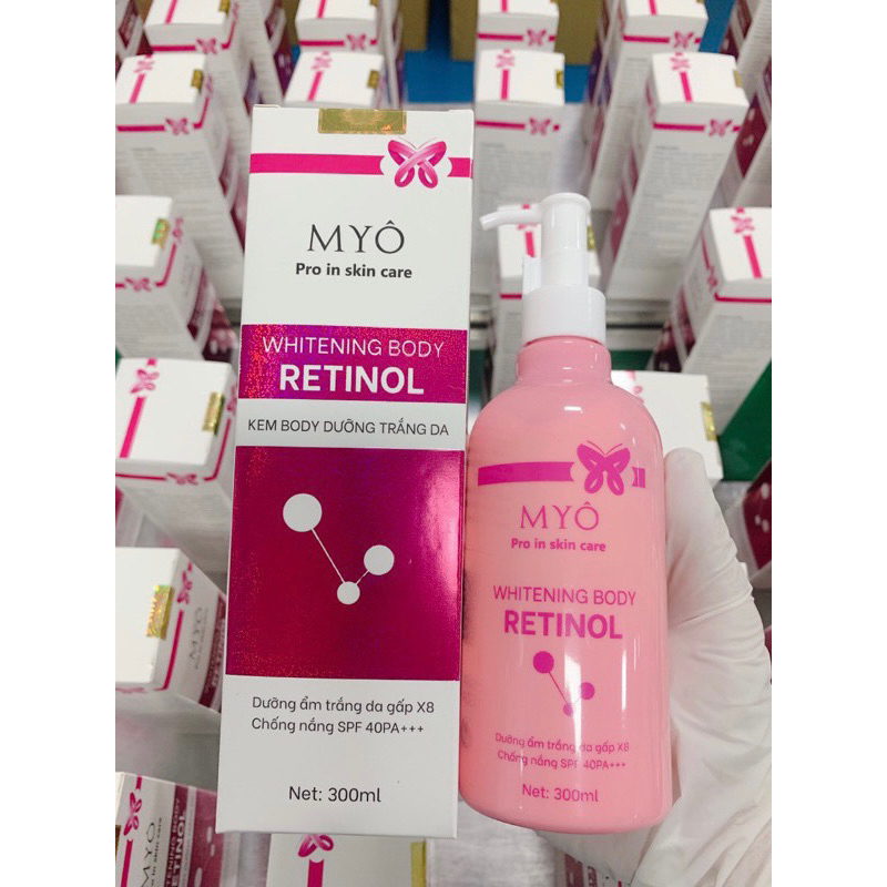KEM DƯỠNG TRẮNG DA BODY RETINOL MYÔ