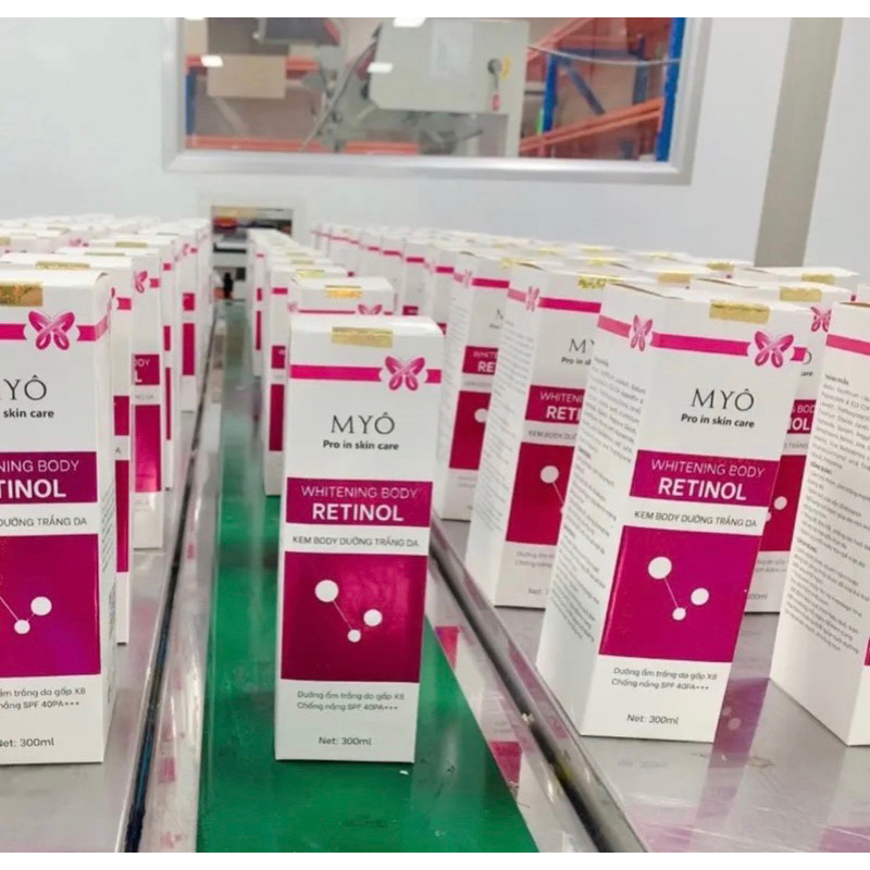 KEM DƯỠNG TRẮNG DA BODY RETINOL MYÔ