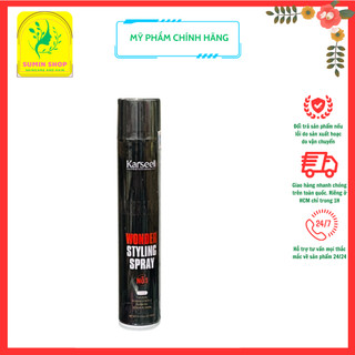 Gôm xịt tóc giữ nếp cứng karseell maca essence hair styling spray 380ml