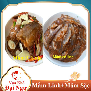Combo 500gr mắm cá sạc và 500gr mắm cá linh đặc sản tứ danh châu đốc an giang-vựa khô đại ngư