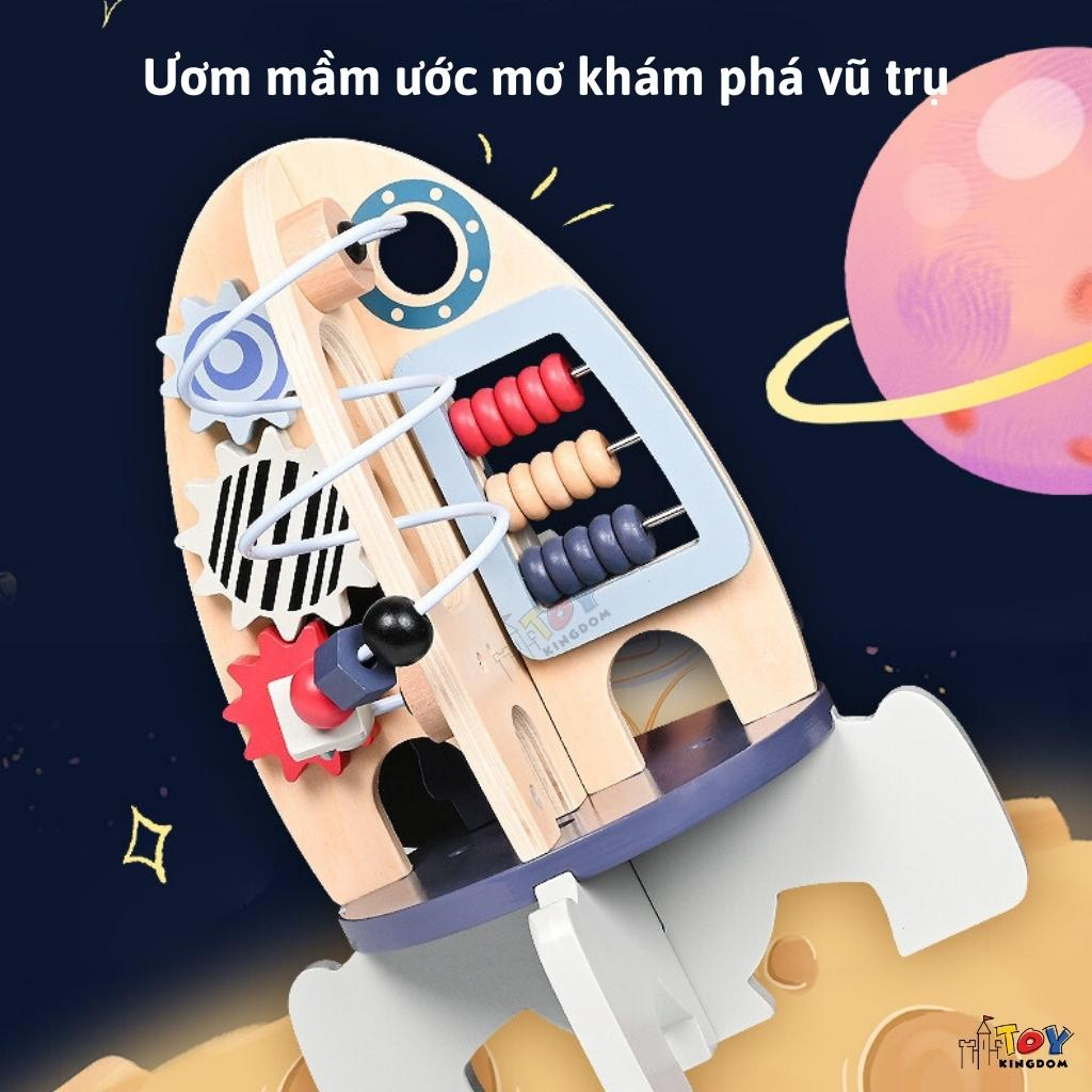 Bảng Bận Rộn TOYKINGDOM Kết Hợp Xếp Hình Khối , Đàn , Bảng Tính, Giúp Bé Thông Minh Và An Toàn Cho Trẻ