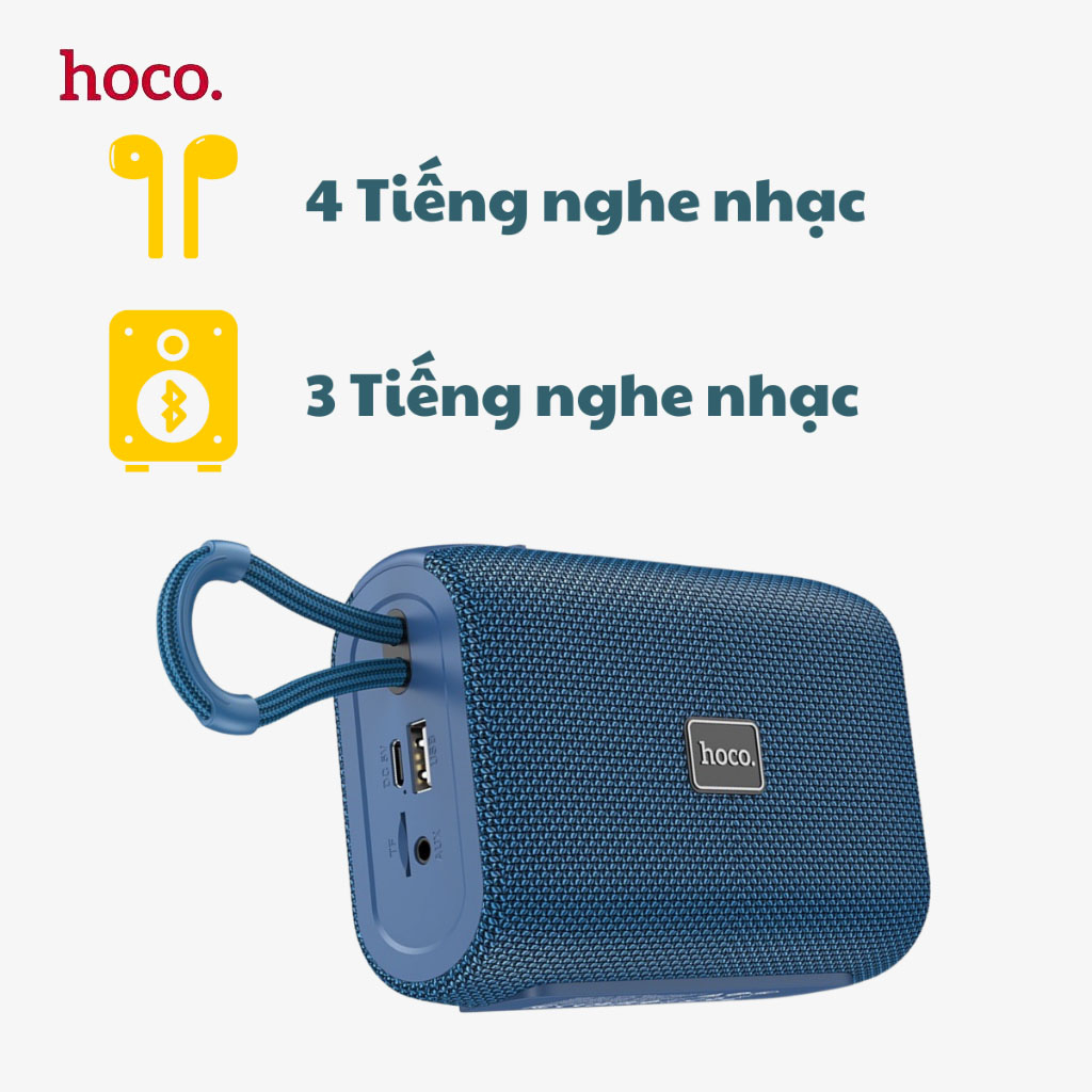 Loa Bluetooth Hoco HC15 Kèm Tai Nghe Mini Hát Siêu Hay Nghe 3h