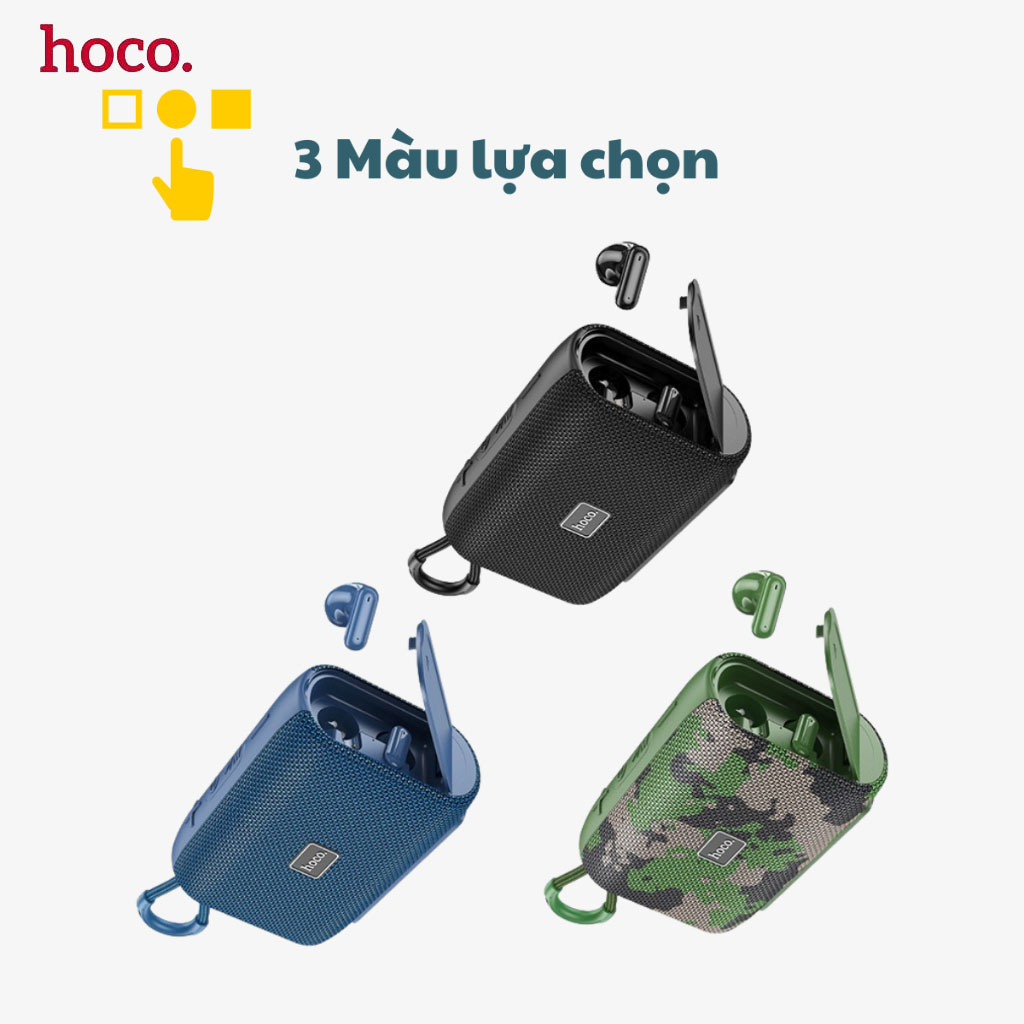 Loa Bluetooth Hoco HC15 Kèm Tai Nghe Mini Hát Siêu Hay Nghe 3h