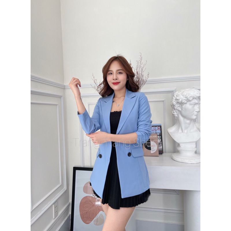 Áo vest dang dài  cổ  ngóc