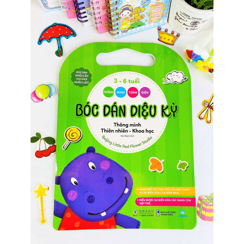 Sách - Combo 8 cuốn Bóc Dán Diệu Kỳ  - ndbooks