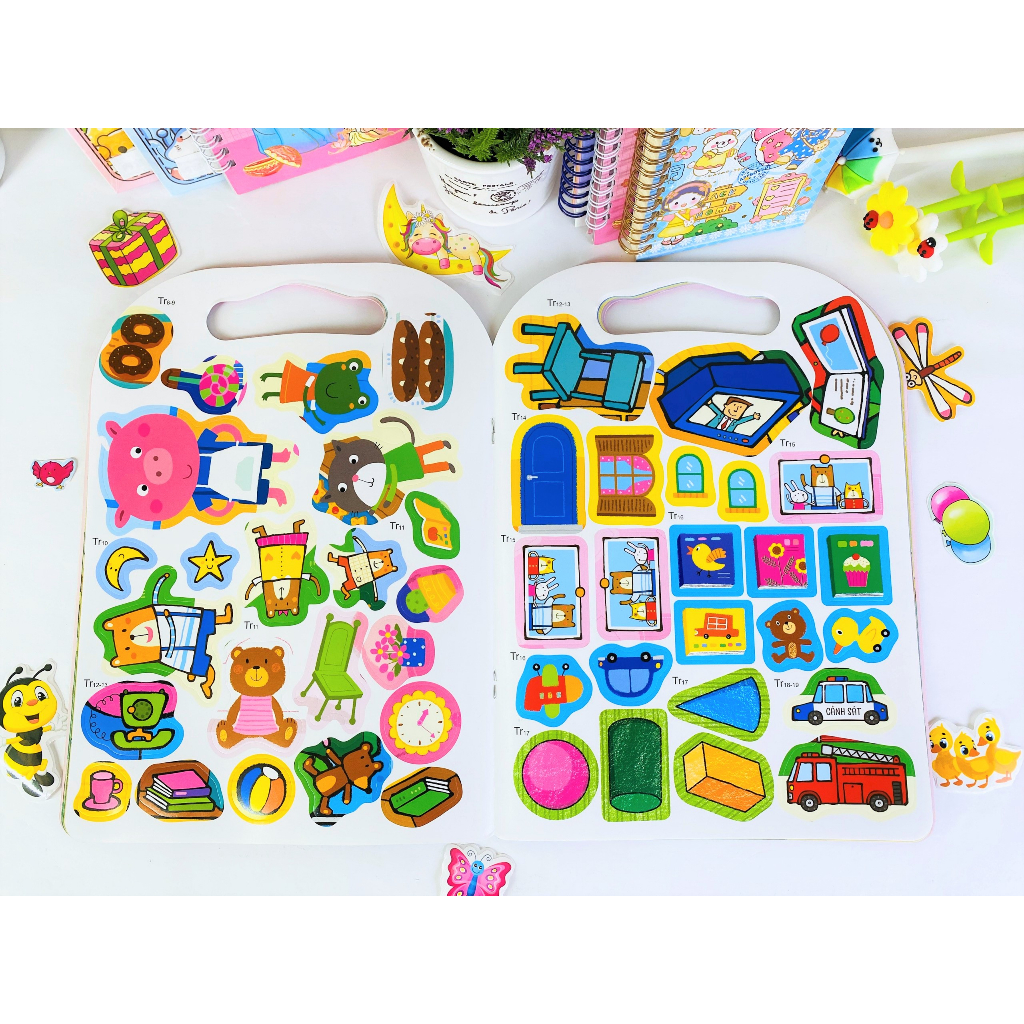 Sách - Combo 8 cuốn Bóc Dán Diệu Kỳ  - ndbooks