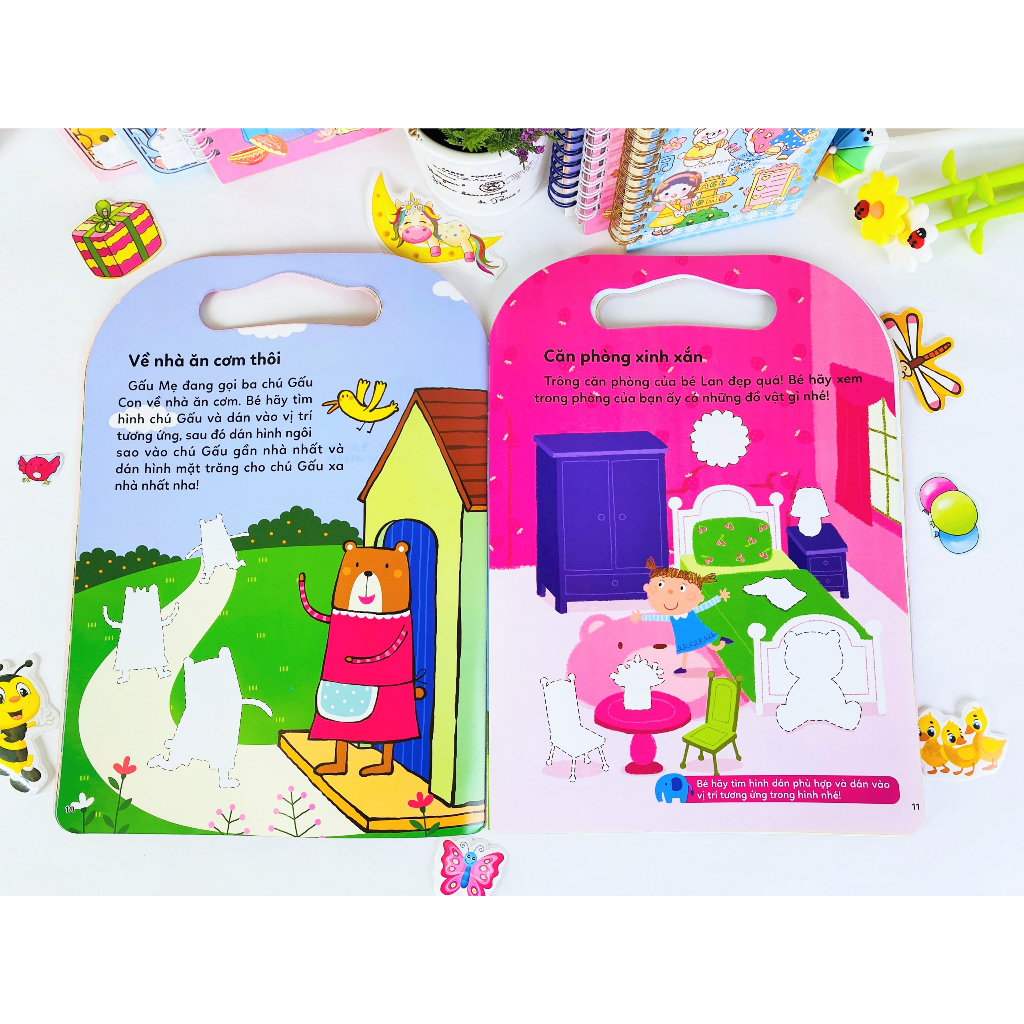 Sách - Combo 8 cuốn Bóc Dán Diệu Kỳ  - ndbooks