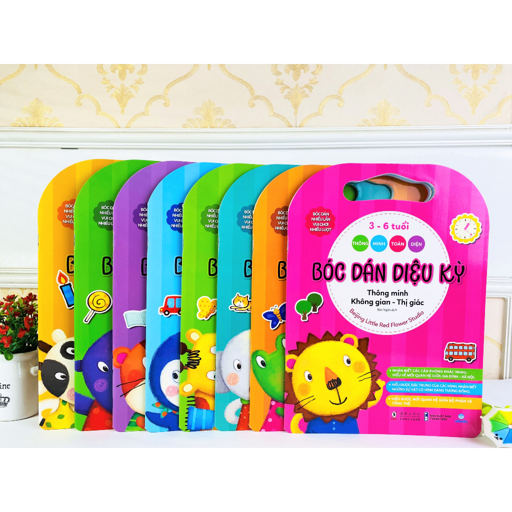 Sách - Combo 4 cuốn Bóc Dán Diệu Kỳ  - ndbooks