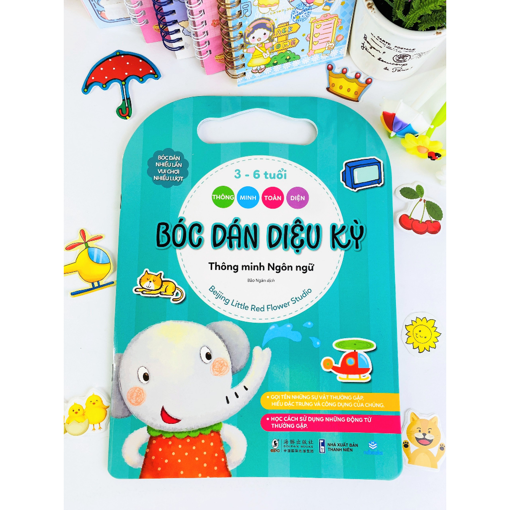 Sách - Combo 4 cuốn Bóc Dán Diệu Kỳ  - ndbooks