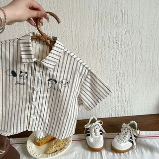 Sơ mi kẻ QCcc cho bé trai