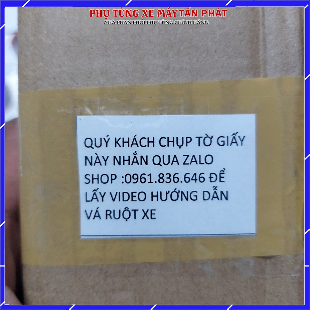 Bộ Vá Xe Máy Và Xe Đạp 6 Món Mini Có bơm Đạp Chân dài 19cm