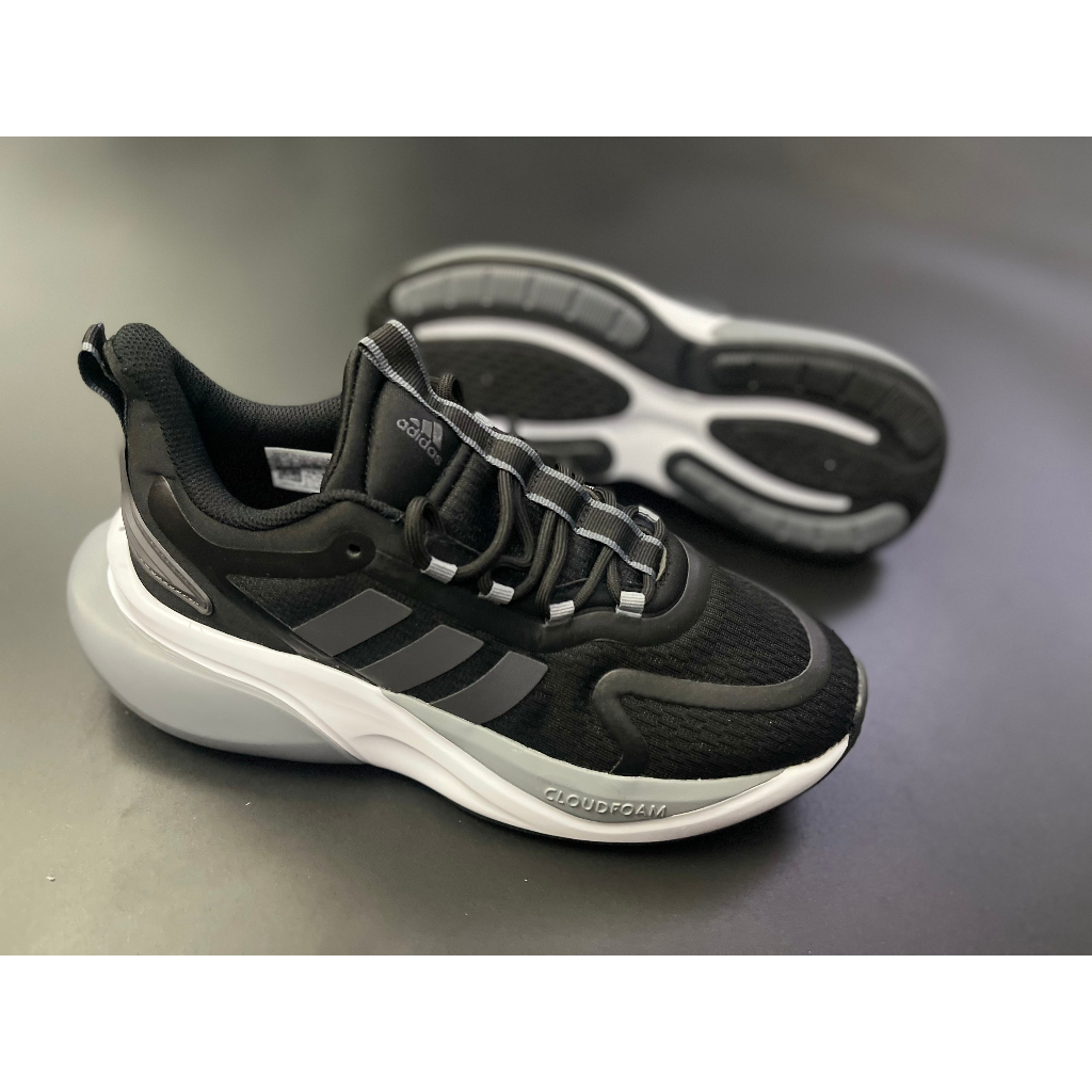 Giày AlphaBounce nam mới cao cấp gym chạy thể thao nhẹ êm (đen trắng)