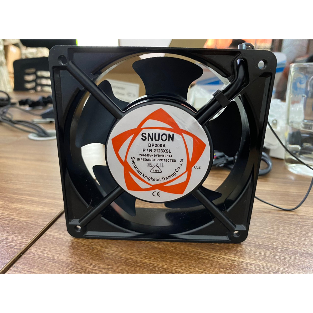 Quạt Máy Hàn - Quạt Thông Gió 220V Khung Nhôm Kích Thước 12x12x3.8