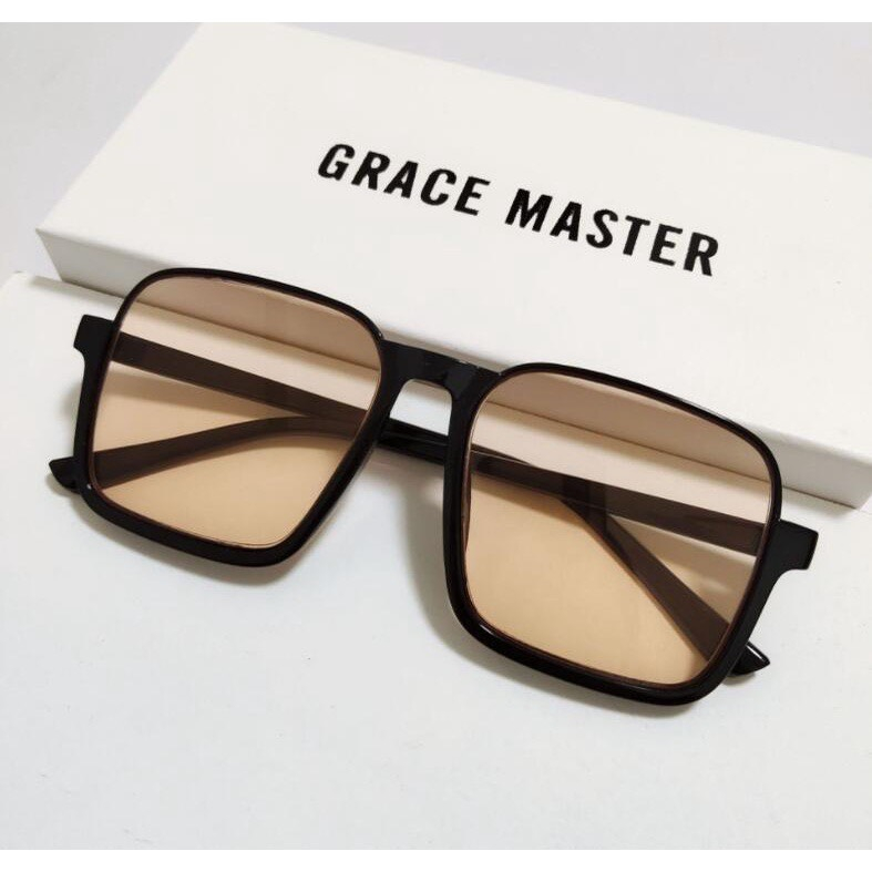 Kính mát WE FLOWER gọng vuông lớn bảo vệ mặt UV 400 thời trang