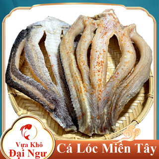 Khô cá lóc Đồng Tháp 1KG phơi tự nhiên, ít mặn, dai thơm nhiều thịt-Vựa Khô Đại Ngư