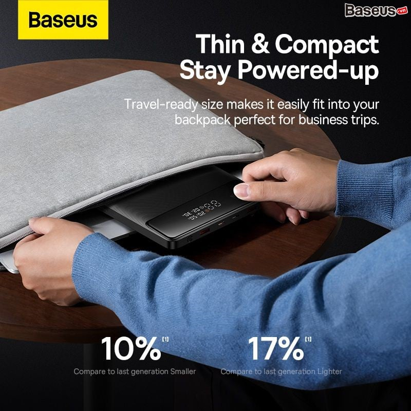 Pin Sạc Dự Phòng Laptop Baseus Blade High Power Digital Display Quick Charge Power Bank 20000mAh 100W