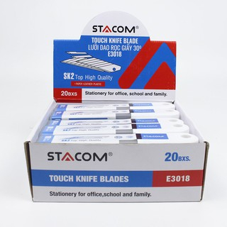 Lưỡi dao rọc giấy cỡ lớn Stacom E3018 (30 độ)