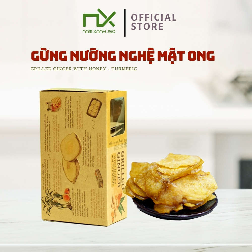 Nam Xanh Gừng Nướng Nghệ Mật Ong 80g(110g)