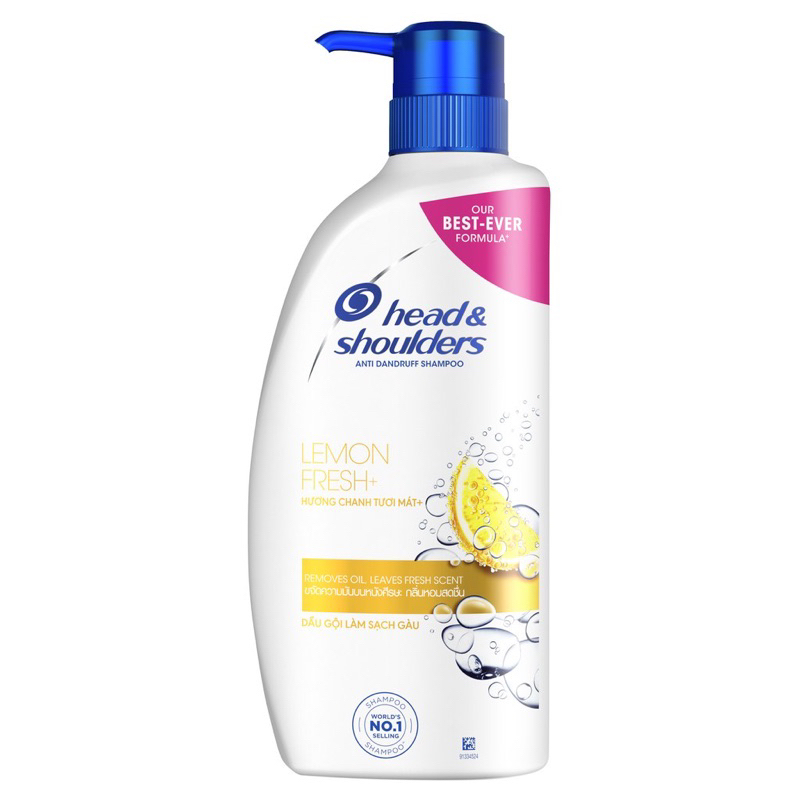 Dầu Gội Head&Shouder Bạc Hà / Da Đầu Ngứa / Hương Chanh / -5oC / Antibac 850g