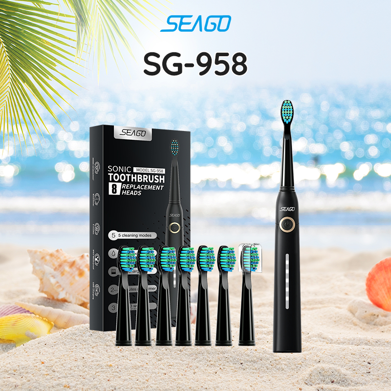 Bàn chải điện Sonic thế hệ mới Seago SG 958 - Bảo hành 12 tháng