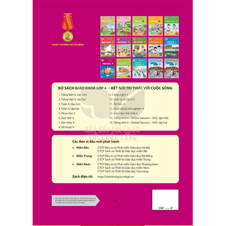 Sách - Tin Học Lớp 4