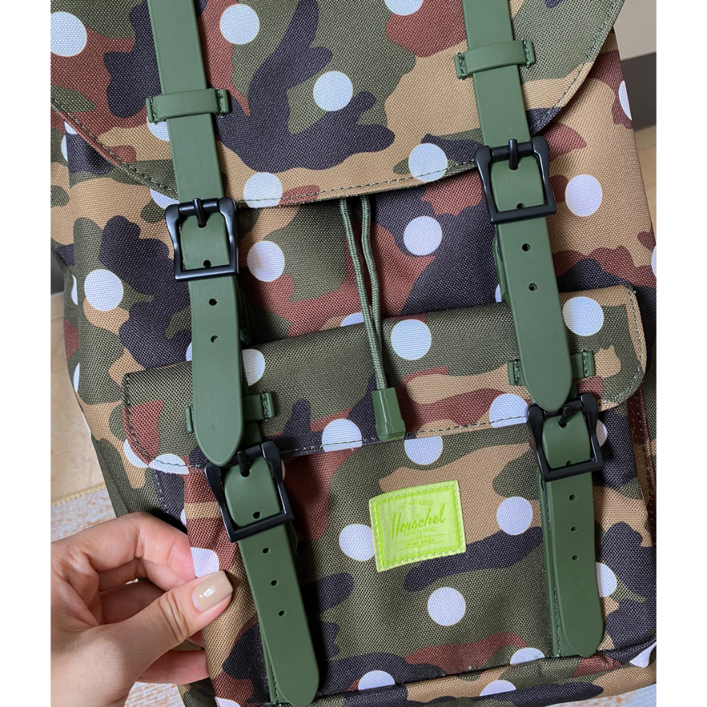 Balo Her.schel Họa Tiết Hoa Hàng X.Dư, Her.schel Little America medium volume backpack