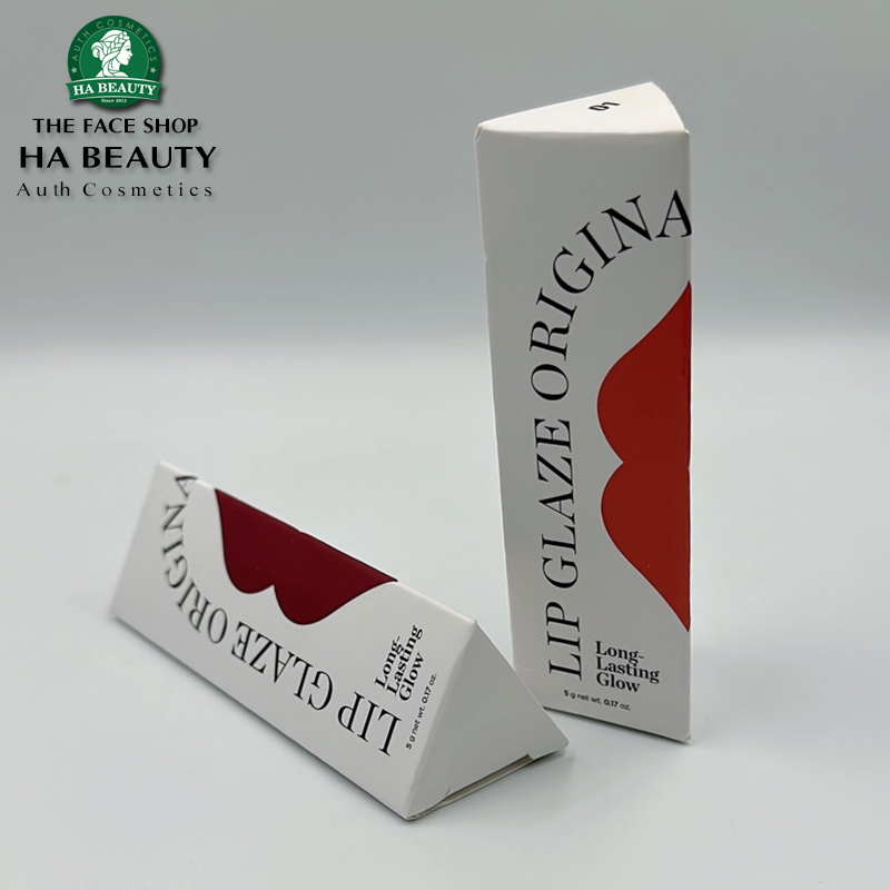 Son kem lì Căng bóng mọng môi THE FACE SHOP fmgt LIP GLAZE Long Lasting Glow 5g