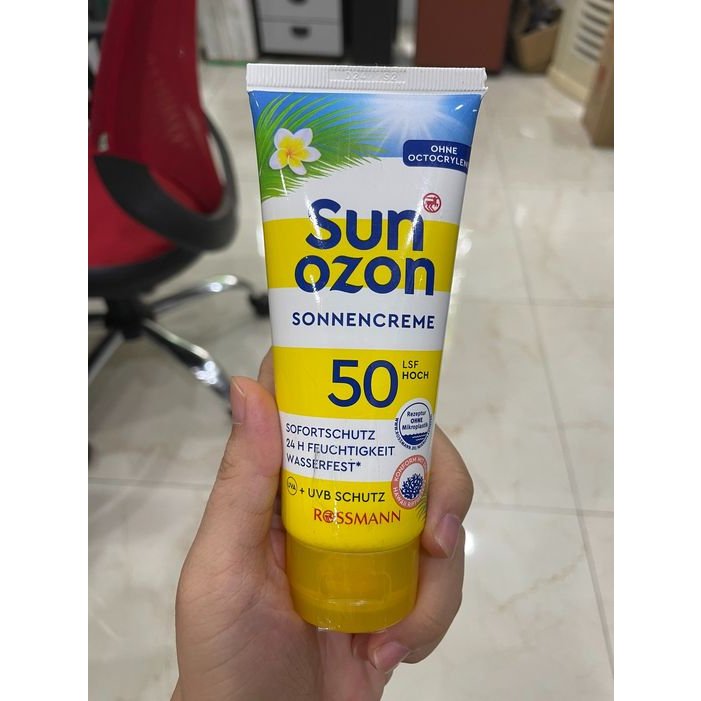 Hàng Đức Kem chống nắng SonnenCreme Sun Ozon 50 LSF Sehr hoch