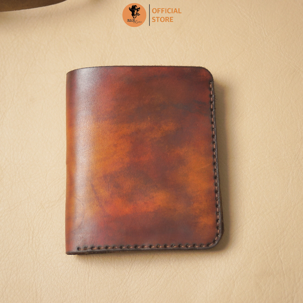 Ví nam Nữ Handmade Da Bò Italia Vegtan RAM Leather One Special Da Bò Italia Vegtan