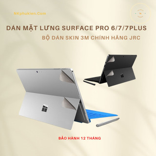 Bộ Dán Mặt Lưng Surface Pro 6/7/7Plus - Bộ Dán Skin 3M Chính Hãng JRC