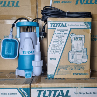 Máy bơm chìm nước sạch 400w total twp64006 bơm có phao vỏ nhựa