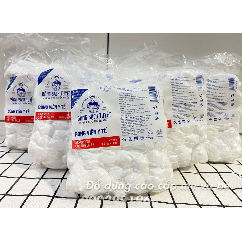 Bông Gòn Nhét Tai Cho Mẹ Sau Sinh,Bông Viên Tròn Dùng Trong Y Tế, Nút Nhét Lỗ Tai, Trang Điểm