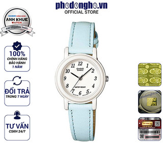 Đồng hồ nữ dây da Casio chính hãng Anh Khuê LQ-139L-2BDF